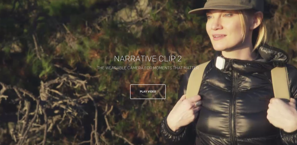 Narrative Clip Website